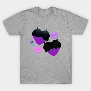 Cutie and XOXO (dark) T-Shirt